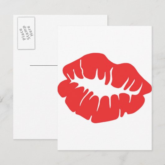 LIPS BRIEFKAART (Voorkant / Achterkant)