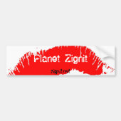 Lips-Bumpersticker Bumpersticker (Voorkant)