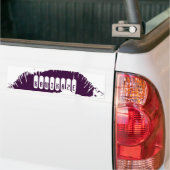 Lips-Bumpersticker Bumpersticker (Op Truck)