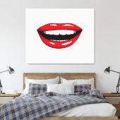 Lips Canvas Afdruk (Insitu (Slaapkamer))