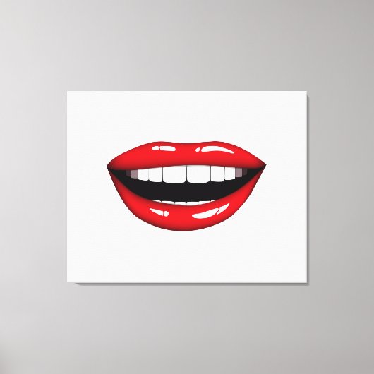 Lips Canvas Afdruk (Voorkant)
