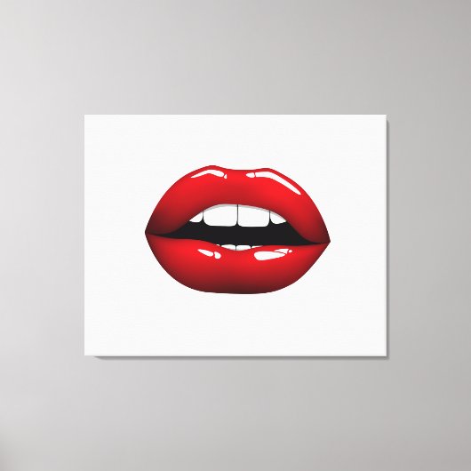 Lips Canvas Afdruk (Voorkant)