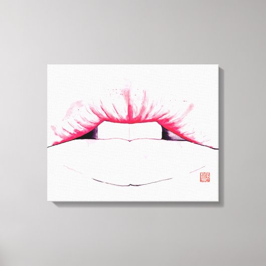 Lips Canvas Afdruk (Voorkant)