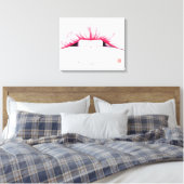 Lips Canvas Afdruk (Insitu (Slaapkamer))