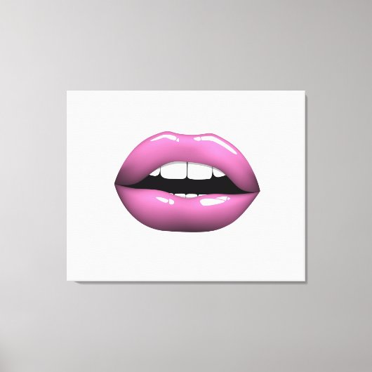 Lips Canvas Afdruk (Voorkant)