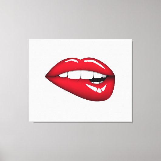 Lips Canvas Afdruk (Voorkant)