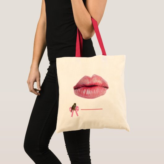 Lips-Canvas tas (Voorkant (product))