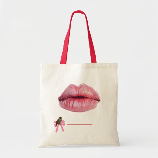 Lips-Canvas tas (Voorkant)