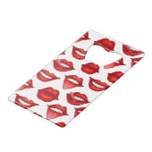 Lips Creditkaart Flessenopener (Voorkant Gekanteld)