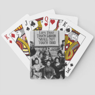 Lips die de vloeistof aanraken, mogen ons niet aan speelkaarten