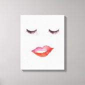 Lips en eierassen canvas afdruk (Voorkant)