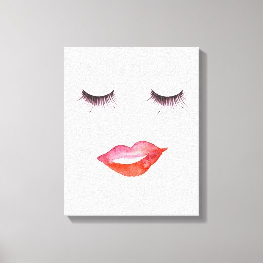 Lips en eierassen canvas afdruk (Voorkant)