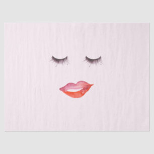 Lips en eierassen tissuepapier