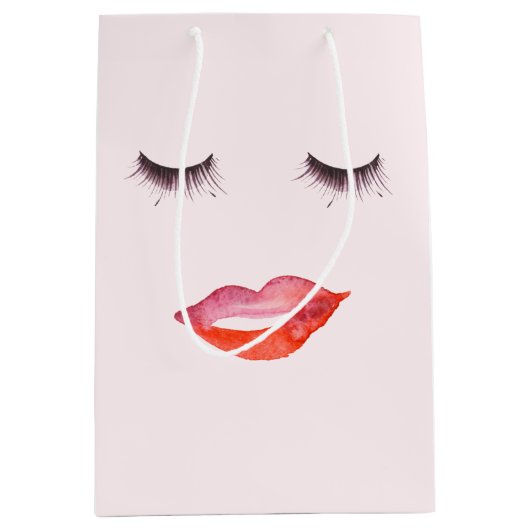 Lips en Eyelashes Medium Cadeauzakje (Voorkant)