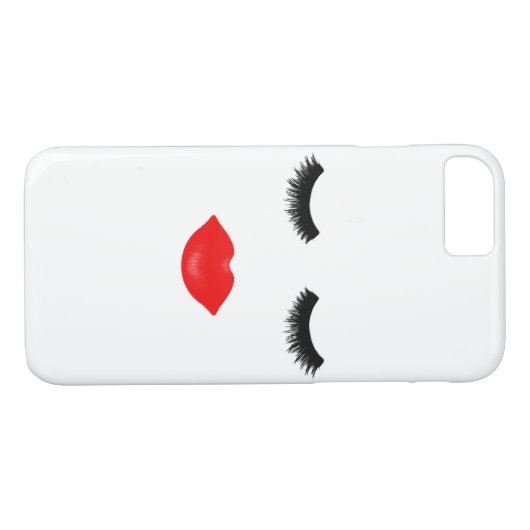 Lips en sla Case-Mate iPhone case (Achterkant (Horizontaal))