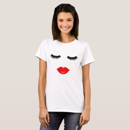 Lips en sla t-shirt (Voorkant volledig)