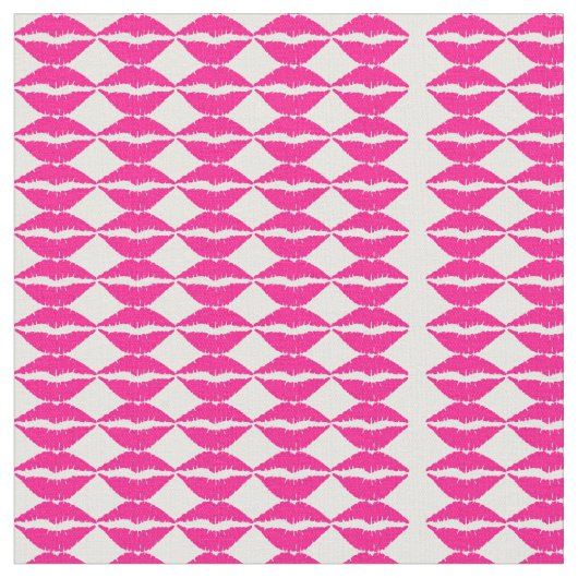 Lips Fabric Stof (Close Up)