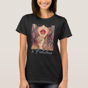 Lips Fabulous en 53 jaar oude Afrikaanse 53e verja T-shirt