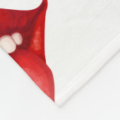 Lips Fleece Deken (Hoek)