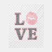 Lips Fleece Deken (Voorkant)