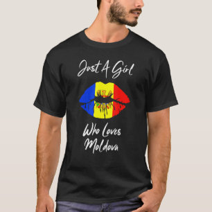 Lips Girls Love Flag Mouldew T-shirt