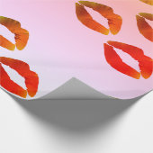 Lips glanzend opvulpapier, 30 x 6 ft cadeaupapier (Hoek)
