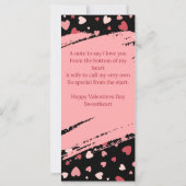 Lips Happy Valentine's Day Love You Lieverd (Achterkant)