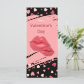 Lips Happy Valentine's Day Love You Lieverd (Staand voorkant)