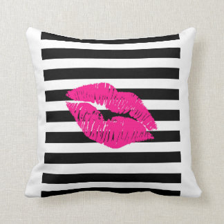 Lips, hete roze lippen, roze lippen, make-up kunst kussen