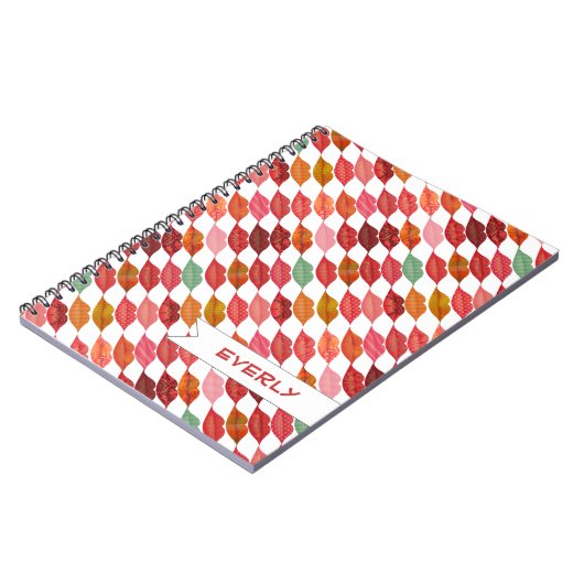 Lips Hipster  Retro  Retro Cosmetica Notitieboek (Linkerzijde)