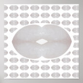 LIPS KISS Art Value-Poster Poster (Voorkant)