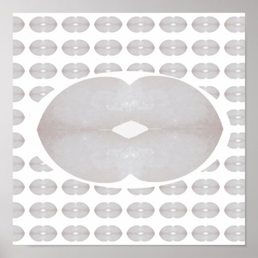 LIPS KISS Art Value-Poster Poster (Voorkant)