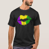 Lips Kiss Costume Mardi Gras T-shirt (Voorkant)