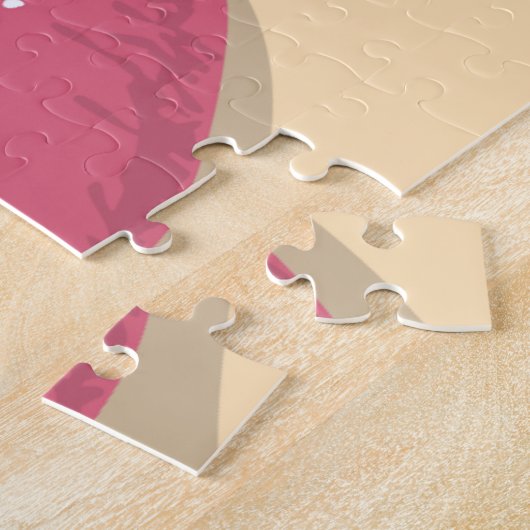 LIPS KISS JIGSAW PUZZLE LEGPUZZEL (Zijkant)