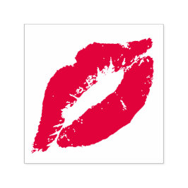 Lips Kiss Zelfinktende Stempel