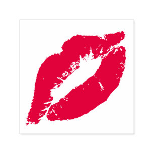 Lips Kiss Zelfinktende Stempel