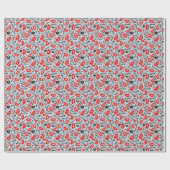 Lips, lippenstift prints, kus. cadeaupapier (Vlak)