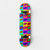 Lips, lips, lips Pop Skateboard (Voorkant)