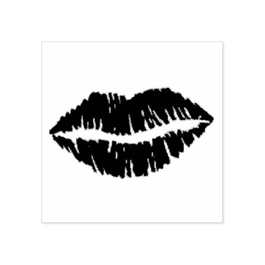 Lips Lipstick Kiss Valentijn Love Makeup Beauty Rubberstempel (Afrduk)