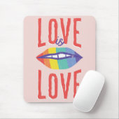 Lips Love is Love Muismat (Met muis)