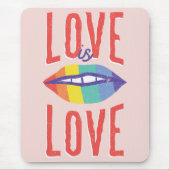 Lips Love is Love Muismat (Voorkant)