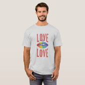 Lips Love is Love T-shirt (Voorkant volledig)