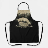 Lips Makeup artiest Glitter Gold Gloss Driving Schort (Voorkant)