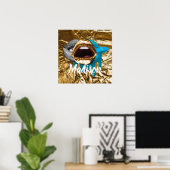 Lips Makeup Beauty Girls Gift Custom Personated Poster (Thuiskantoor)