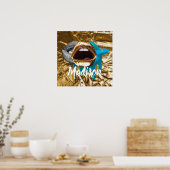 Lips Makeup Beauty Girls Gift Custom Personated Poster (Keuken)
