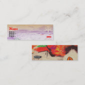 LIPS MINI VISITEKAARTJE (Voorkant / Achterkant)