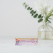 LIPS MINI VISITEKAARTJE (Staand voorkant)