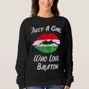 Lips Mond Love Hongaarse Vlag Balaton Trui