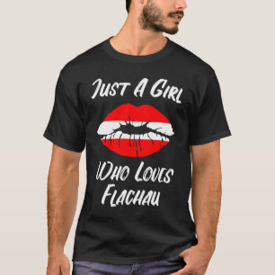 Lips Mond Love Oostenrijk Vlag Flachau T-shirt