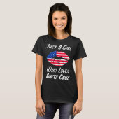 Lips Mouth Love American Flag Santa Cruz T-shirt (Voorkant volledig)